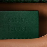 Snakeskin Small Diana Tote Green Black - Image 7