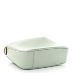 Softy Wonka Textured Dollar Calfskin Small Diana Shoulder Bag Pale Green - Image 4