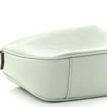Softy Wonka Textured Dollar Calfskin Small Diana Shoulder Bag Pale Green - Image 9