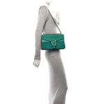 Suede Small Dionysus Shoulder Bag Green - Image 2
