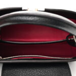 Taurillon Capucines BB Black Fuchsia - Image 5