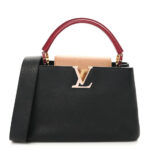 Taurillon Capucines MM Black Arizona Beige Ruby Red - Image 10