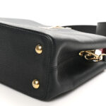 Taurillon Capucines MM Black Arizona Beige Ruby Red - Image 9