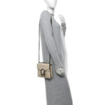 Textured Calfskin Crystal Mini Dionysus Shoulder Bag Mystic White - Image 2