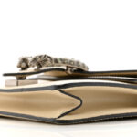 Textured Calfskin Crystal Mini Dionysus Shoulder Bag Mystic White - Image 10
