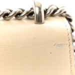Textured Calfskin Crystal Mini Dionysus Shoulder Bag Mystic White - Image 14