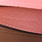 Textured Dollar Calfskin Web Mini Diana Tote Bag Wild Rose Black - Image 7