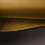 Textured Dollar Calfskin Web Mini Diana Tote Bag Yellow Dusty Azure - Image 7