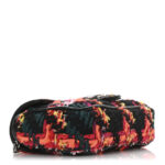 Tweed Calfskin Check Poule Super Mini GG Marmont Shoulder Bag Pink Petroleum Multicolor Black - Image 4