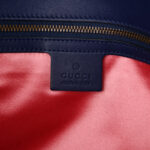 Velvet Matelasse Medium GG Marmont Shoulder Bag Cobalt Blue - Image 6