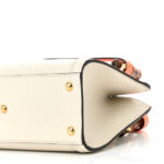 Wonka Grain Calfskin Mini Diana Tote Bag Mystic White Orange Fluo - Image 10