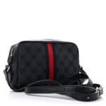 X BALENCIAGA BB Monogram Web Mini Ophidia Shoulder Bag Black - Image 3