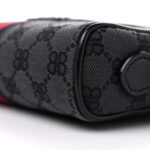 X BALENCIAGA BB Monogram Web Mini Ophidia Shoulder Bag Black - Image 9