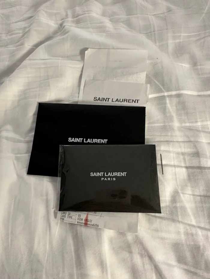 YSL Saint Laurent Bag Le Carre Hand Rouge Opyum Red - Image 8