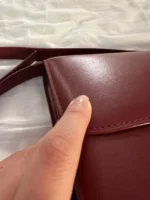 YSL Saint Laurent Bag Le Carre Hand Rouge Opyum Red - Image 3