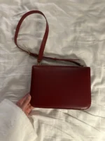 YSL Saint Laurent Bag Le Carre Hand Rouge Opyum Red - Image 4