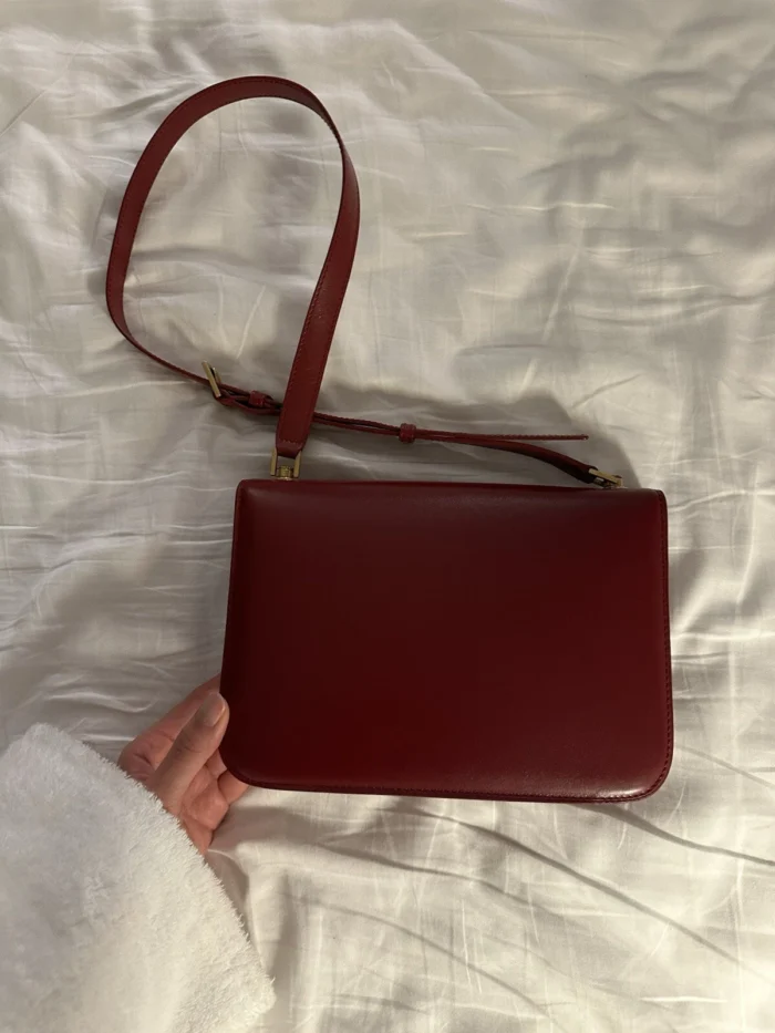 YSL Saint Laurent Bag Le Carre Hand Rouge Opyum Red - Image 4