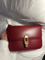 YSL Saint Laurent Bag Le Carre Hand Rouge Opyum Red - Image 2